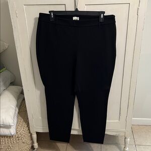 J. Crew Classic Black Cropped Pants